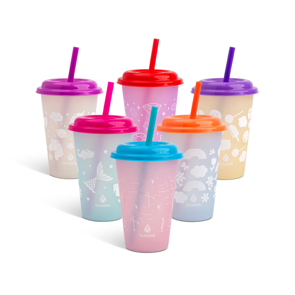 6-Piece Kid's Tween Color-Changing Cup Set