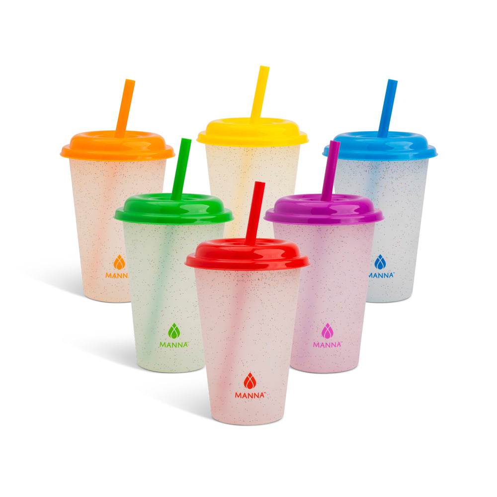 6-Piece Kid's Glitter Color-Changing Cup Set