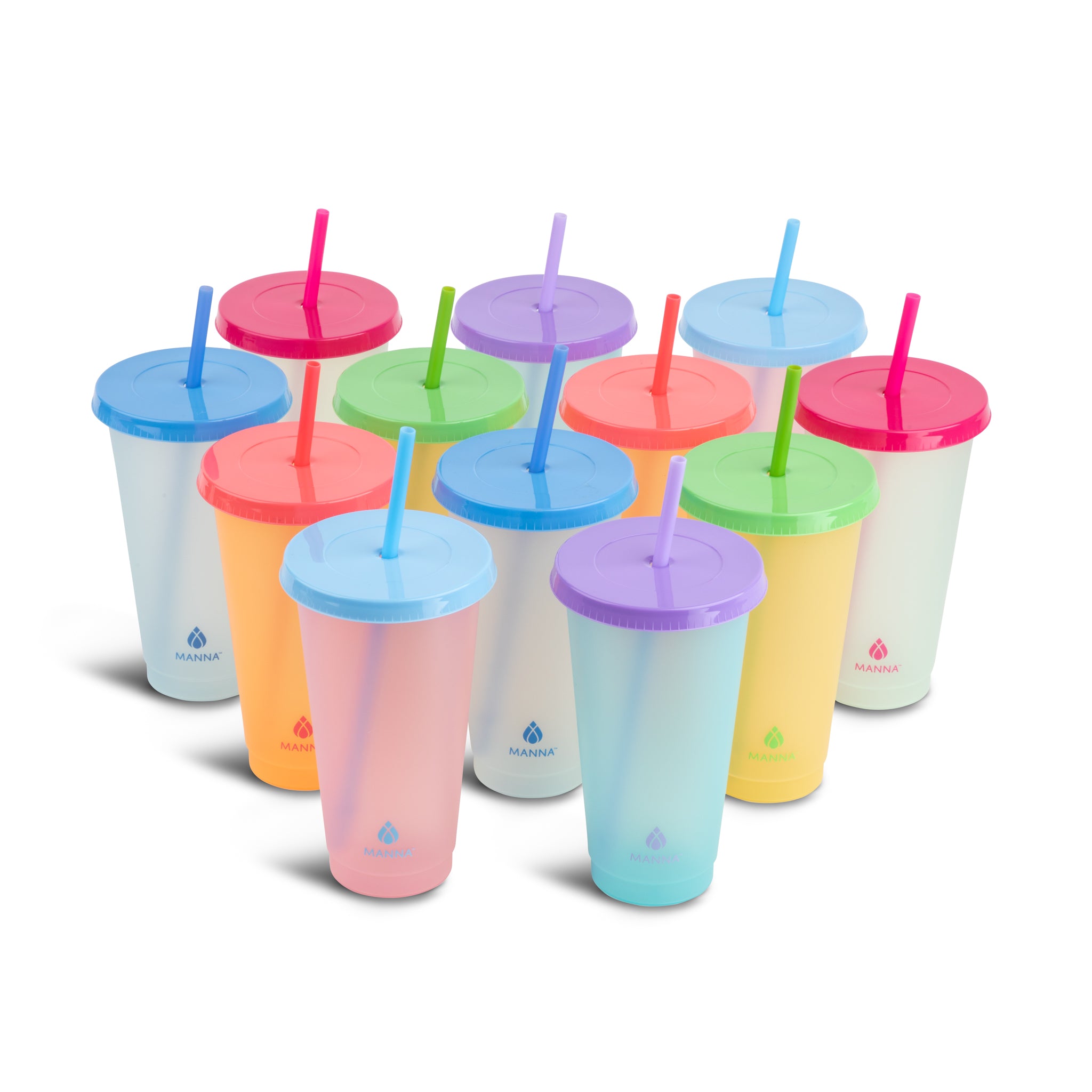 24-Piece Summer Color-Changing Cup Set