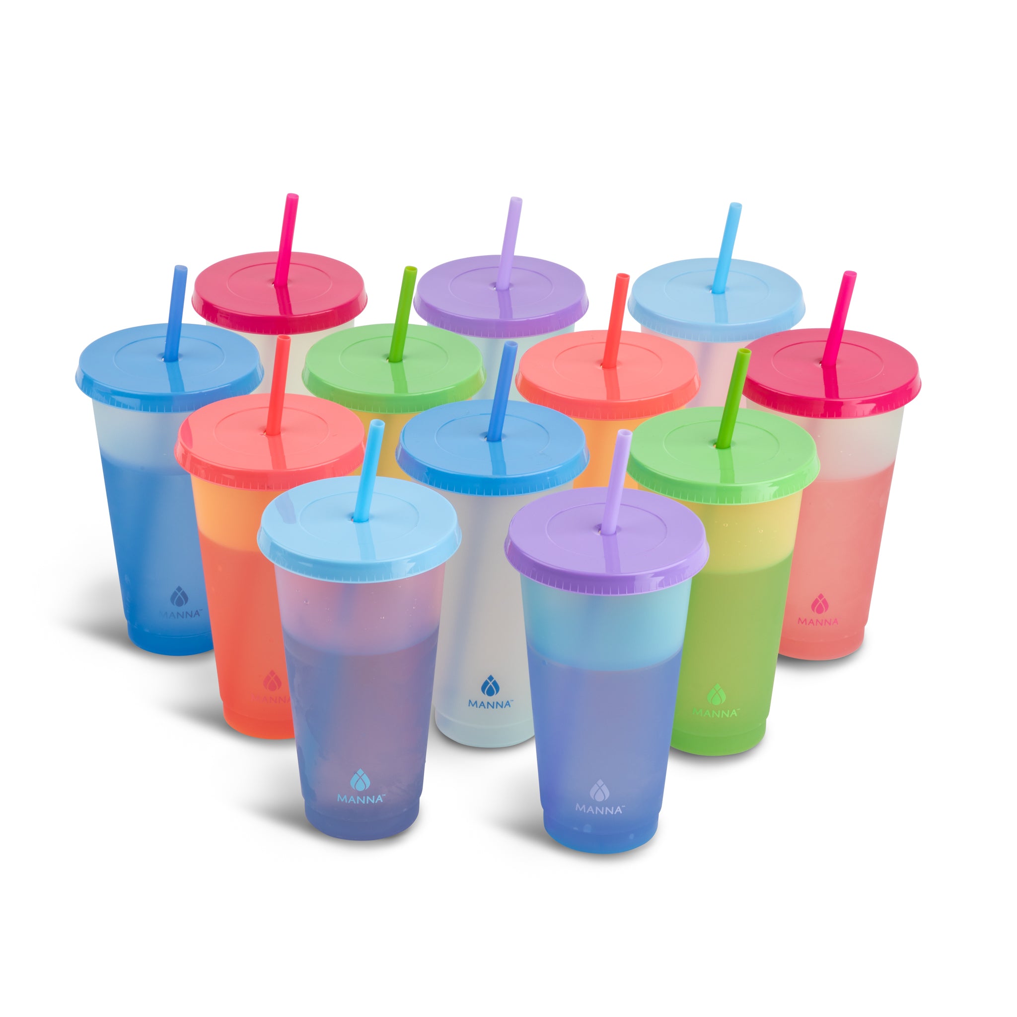 24-Piece Summer Color-Changing Cup Set