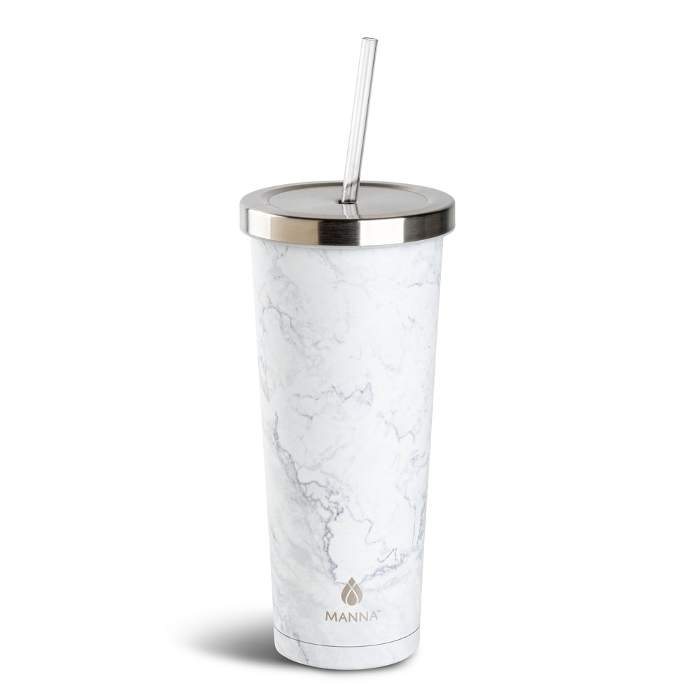 24 oz Marble Chilly Tumbler