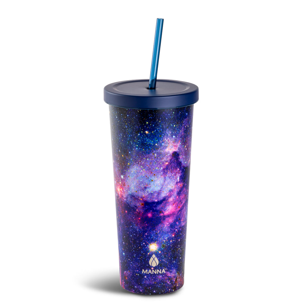 24 oz Purple Galaxy Chilly Tumbler