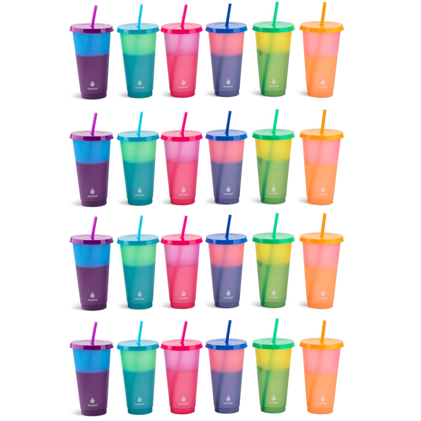 
                  
                    24-Piece Rainbow Color-Changing Cups
                  
                