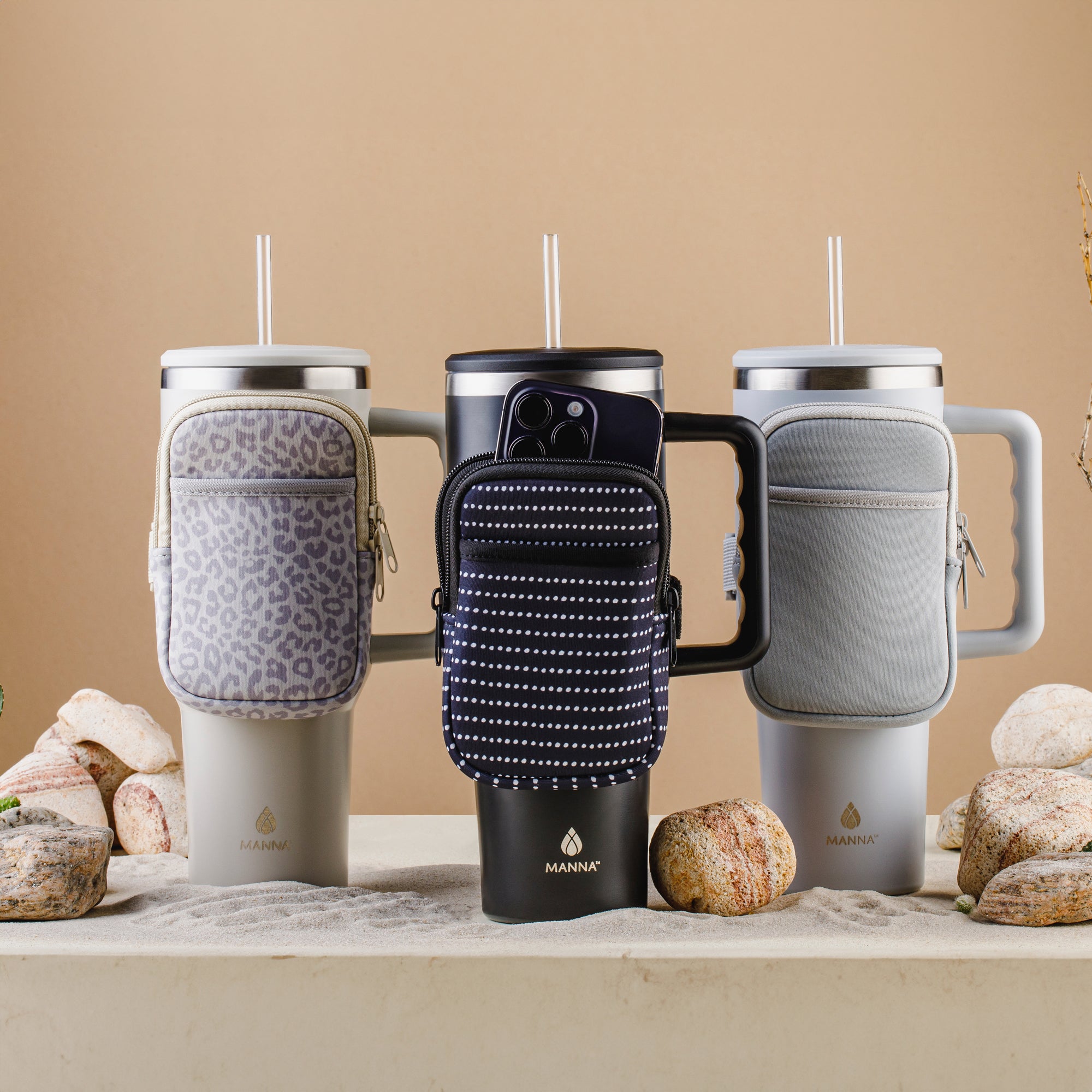 40 oz Agenda Tumbler/ Detachable Pocket